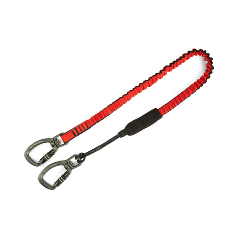 Bungee Tether Two Dual-Action Swivel Carabiners - 7kg / 15lb