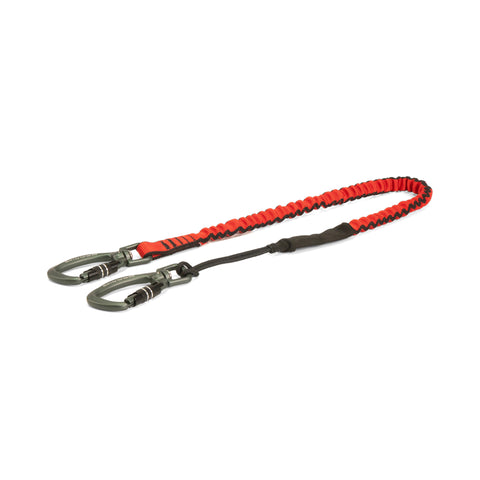 Bungee Tether Two Dual-Action Swivel Carabiners - 7kg / 15lb