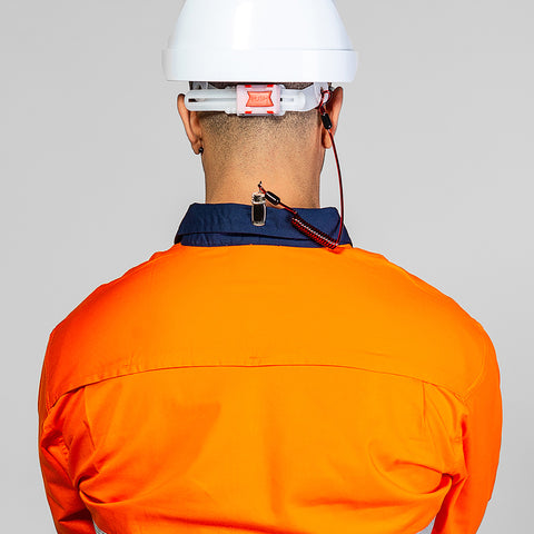Coil Hard Hat Tether - 0.5kg / 1.1lb