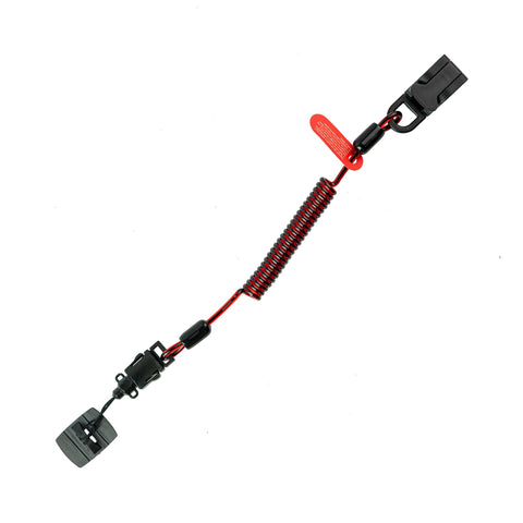 Coil E-Tether With Poly Clamp & E-Catch (Non-Conductive) - 0.5kg / 1.1lb