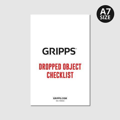 Drop Object Checklist GRIPPS® Dropped Object Checklist – GRIPPS Global
