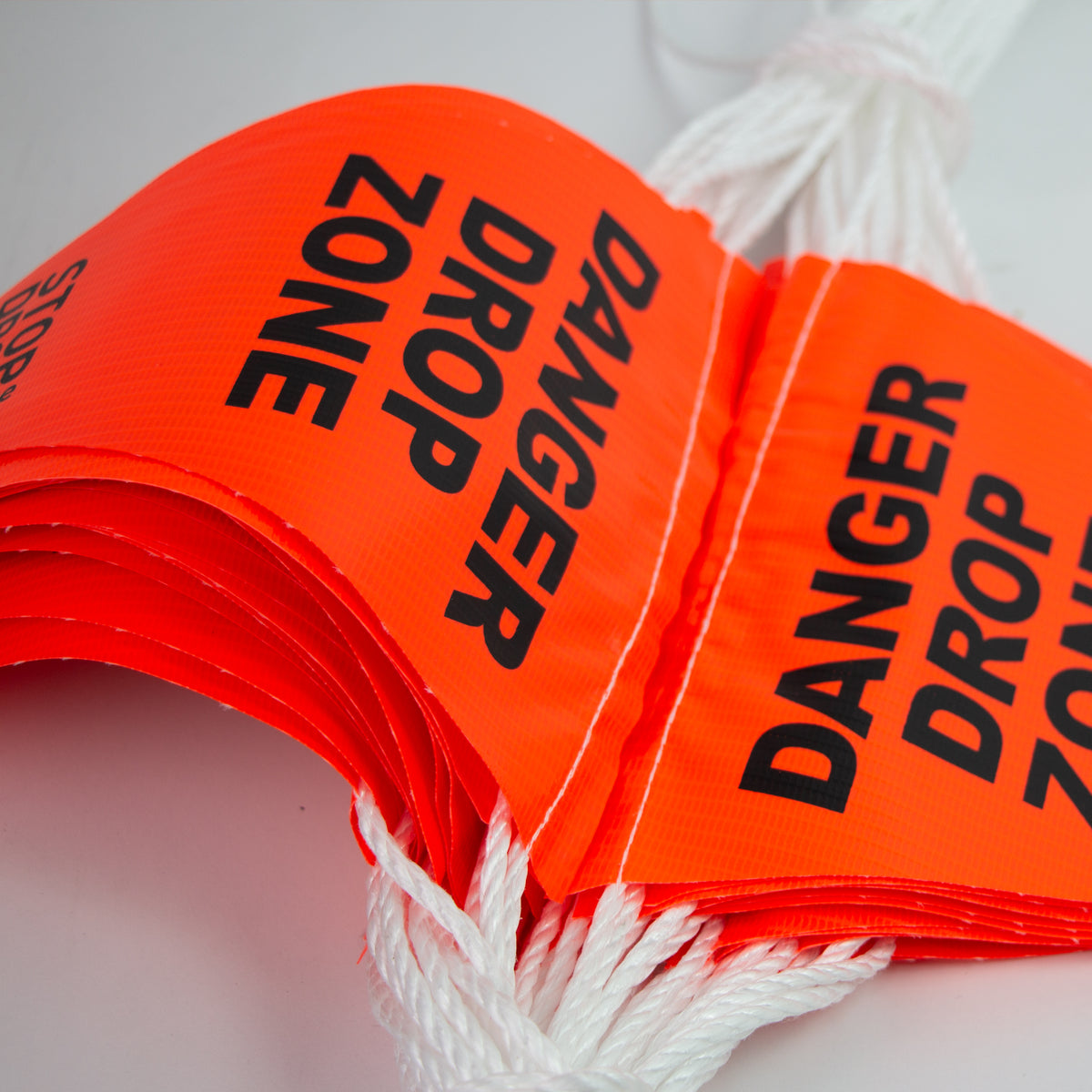 Safety Rope With Flags Bunting Safety Flags on Rope - Drop Zone Management – GRIPPS Global