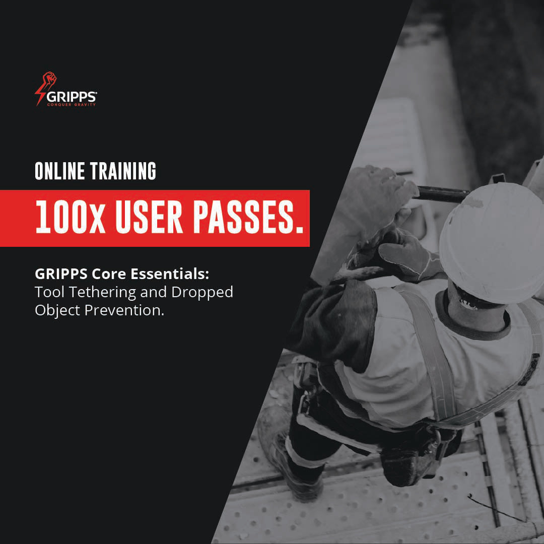 Tool Tethering Dropped Object Prevention Training - 100 User Passes ...